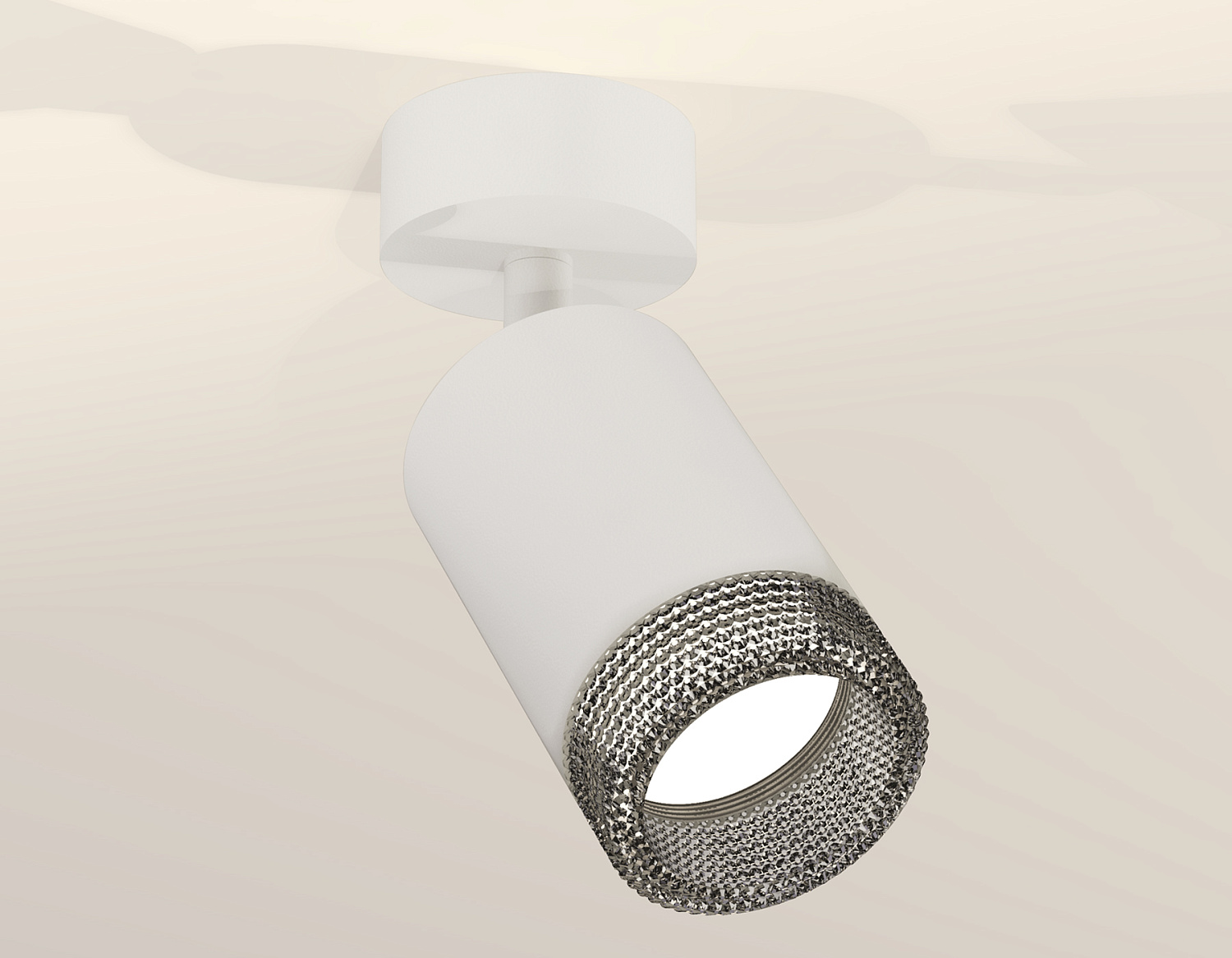 Комплект накладного поворотного светильника XM6312002 SWH/BK белый песок/тонированный MR16 GU5.3 (A2202, C6312, N6151)