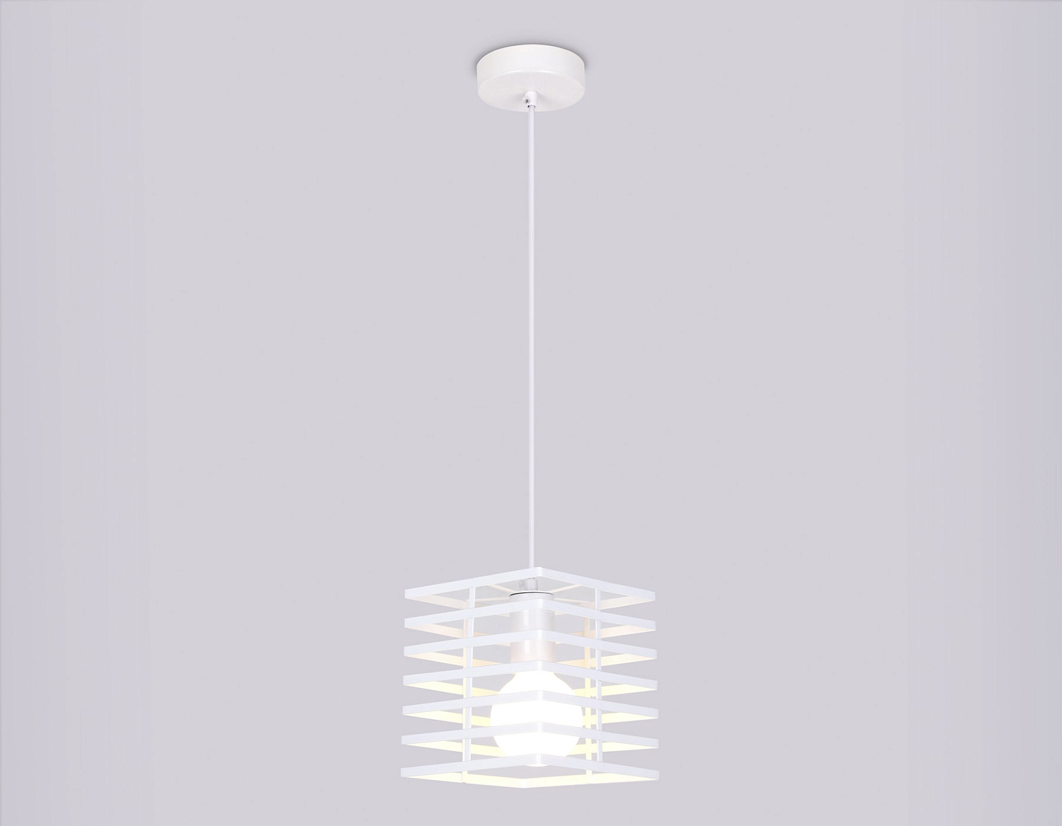 Подвесной светильник в стиле лофт TR8410 WH белый E27 max 60W 160*160*950