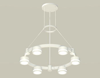 Комплект подвесного светильника с акрилом Techno Ring XR92031200/6 SWH/FR белый песок/белый матовый GX53 (A9203, C9231, N8412)