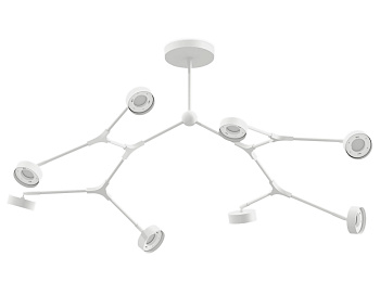 Корпус светильника подвесной поворотный для насадок D85 C9059/8 SWH белый песок 1100**175mm GX53/8