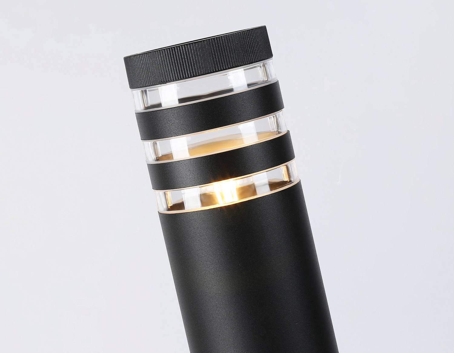 Уличный ландшафтный светильник ST2566 BK/CL черный/прозрачный IP54 E27 max 40W D110*625