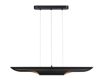 Светильник подвесной со сменной лампой E27 TN5157/2 BK черный E27/2 max 40W 600*60*1100