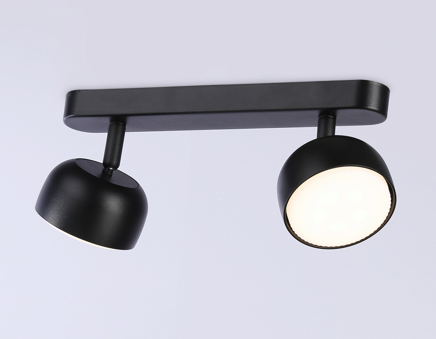 Светильник накладной поворотный со сменной лампой GX53 TN71012/2 BK черный GX53/2 max 12W 260*80*90