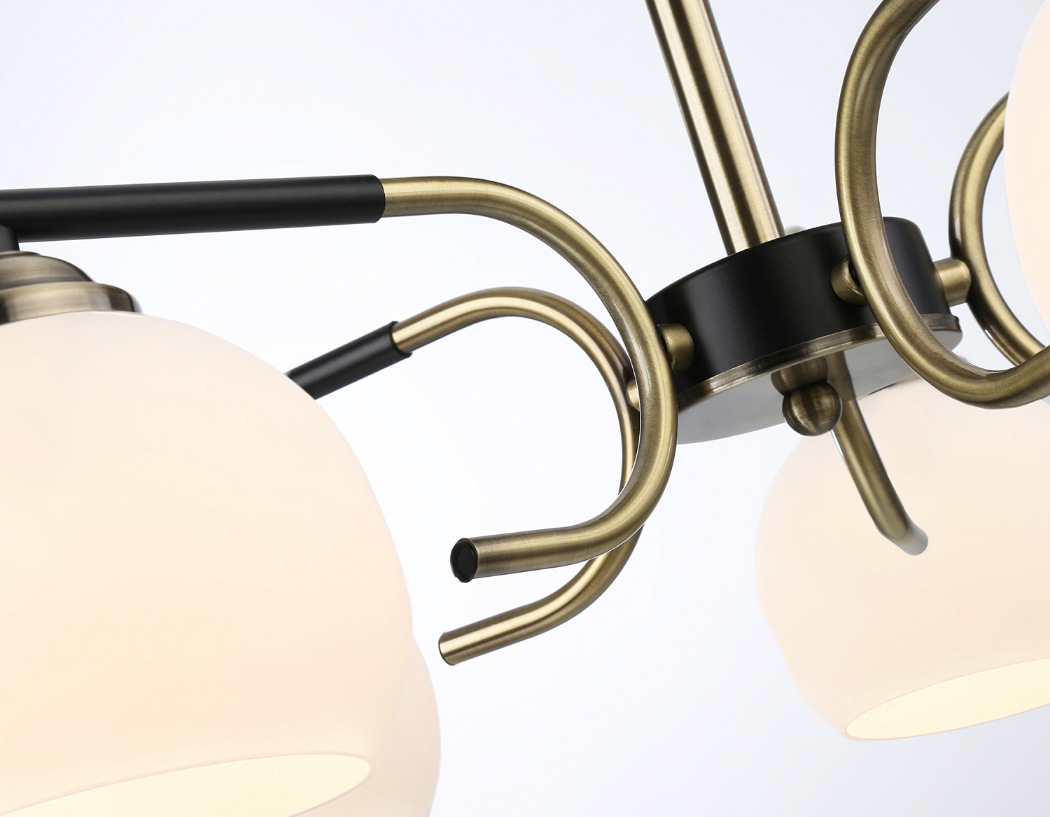 Подвесной светильник TR303312/5 BK/SB/FR черный/бронза/белый матовый E27*5 max 60W D560*250