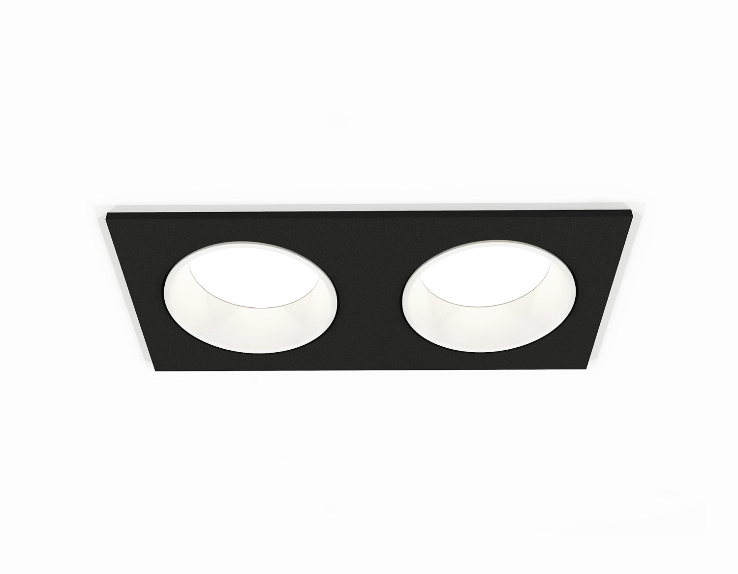 Комплект встраиваемого светильника XC6526001 SBK/SWH черный песок/белый песок MR16 GU5.3 (C6526, N6110)