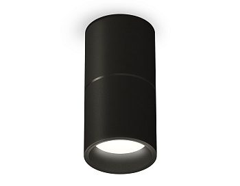 Комплект накладного светильника XS6302080 SBK/PBK черный песок/черный полированный MR16 GU5.3 (C6302, A2061, N6111)