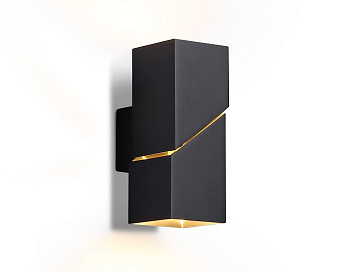 Настенный светильник со сменной лампой FW2475 BK черный G9 max 40W 155*60*90