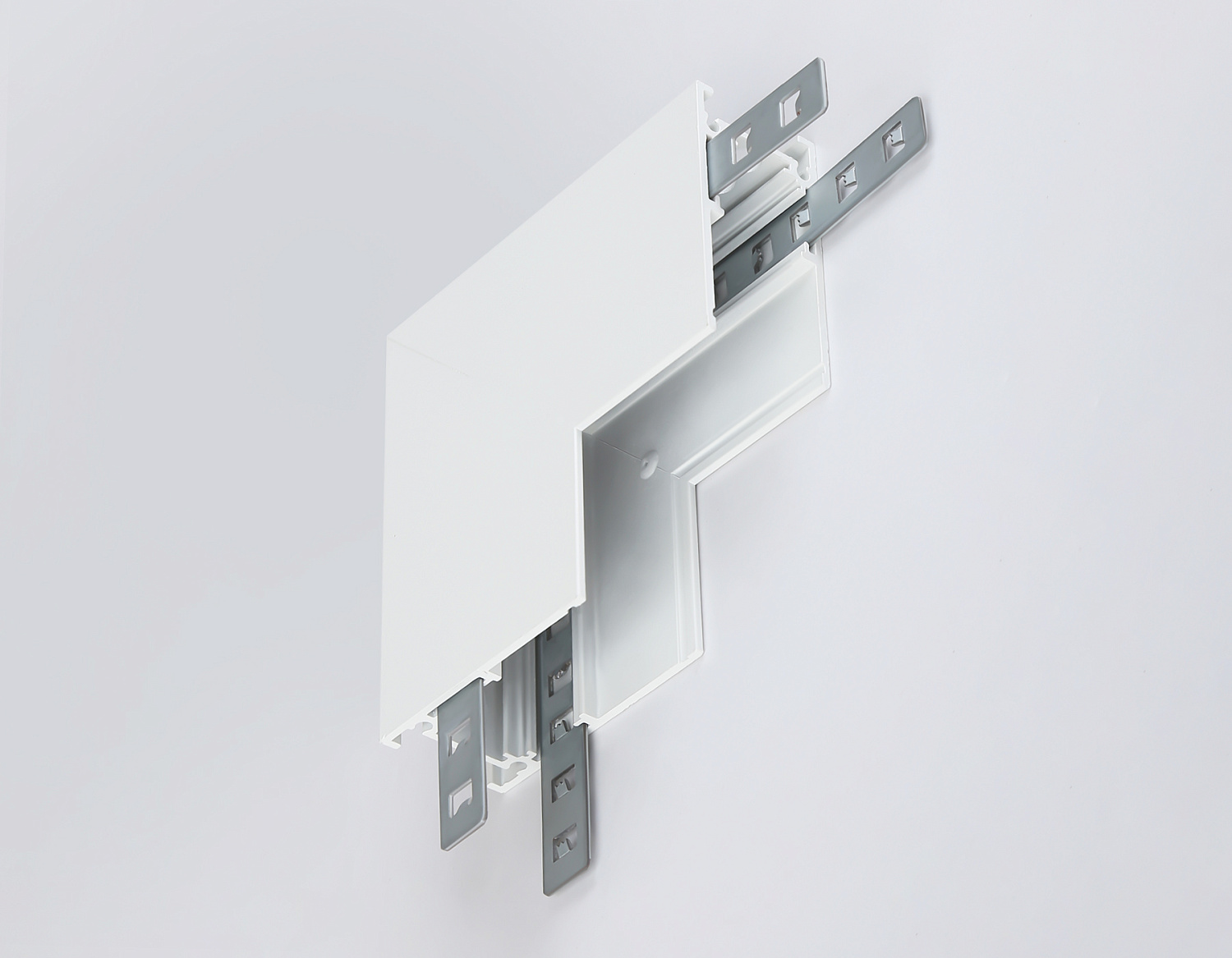 Коннектор угловой внутренний для накладного шинопровода Magnetic GL3377 WH белый коннектор угловой внутренний для накладного шинопровода 85*85*H26.9