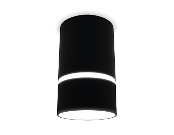 Накладной точечный светильник с акрилом TN3412 SBK черный песок GU5.3 D65*105