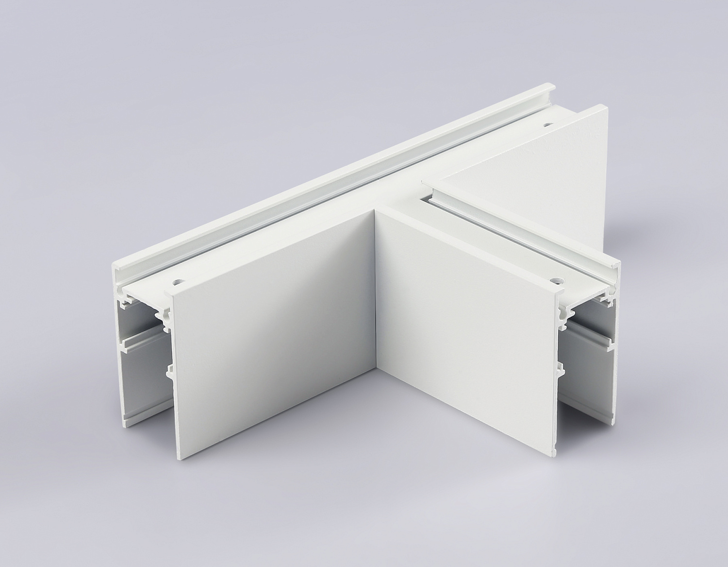 Коннектор T-образный для накладного шинопровода Magnetic GL3373 WH белый коннектор T-образный для накладного шинопровода L170*85*53.7