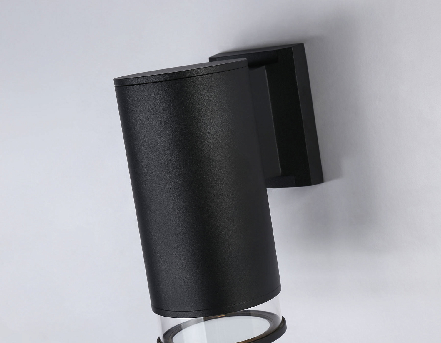 Уличный настенный архитектурный светильник ST3819 BK/CL черный/прозрачный IP54 GU10 max 35W 187*90*160