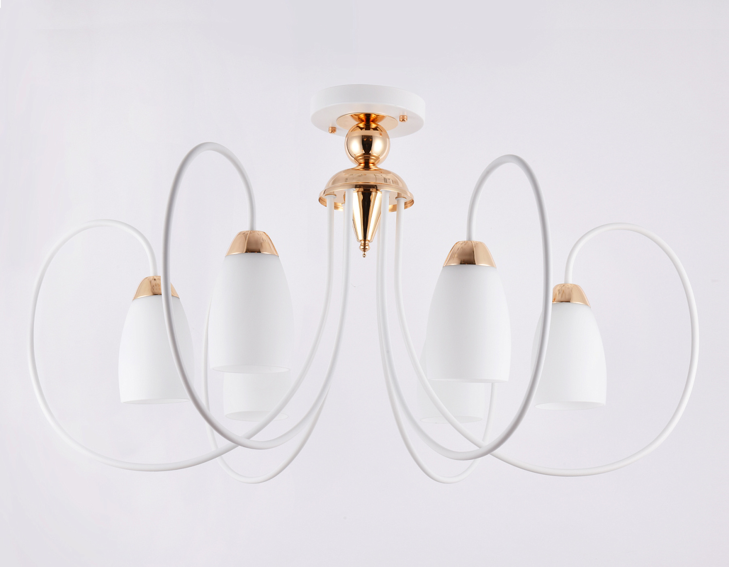 Потолочная люстра TR3120/6 WH/GD белый/золото E27 max 40W D850*480