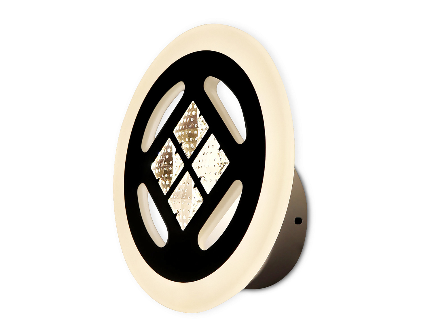 Настенный светодиодный светильник с выключателем FA2955 WH белый 4200K/3000K/6400K 20W 200*200*70