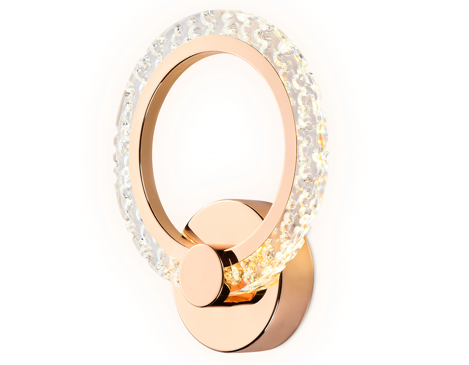 Настенный светодиодный светильник FA419 GD золото 6400K/3000K/4200K 12W 230*190*60