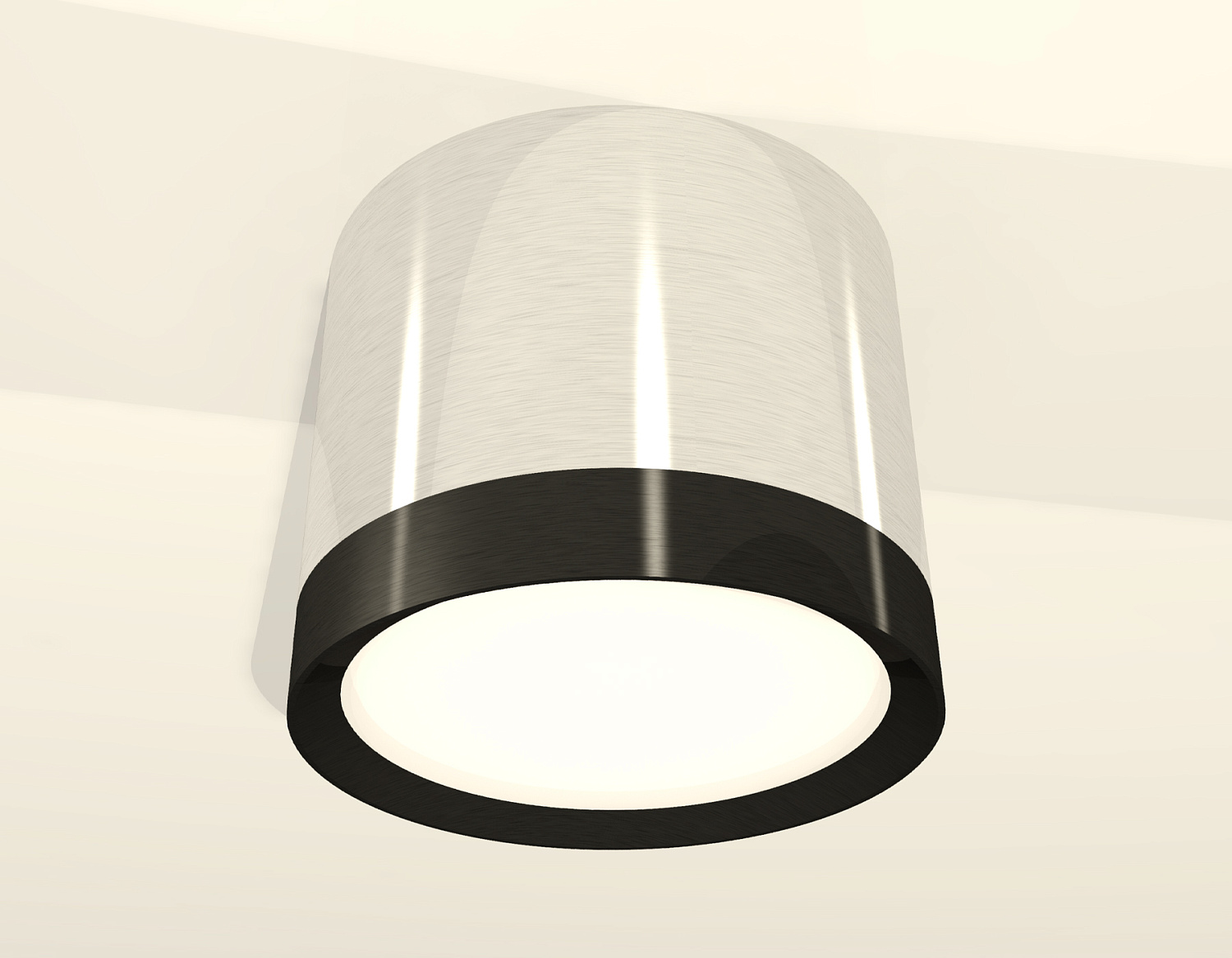 Комплект накладного светильника XS8120001 PSL/PBK серебро полированное/черный полированный GX53 (C8120, N8113)