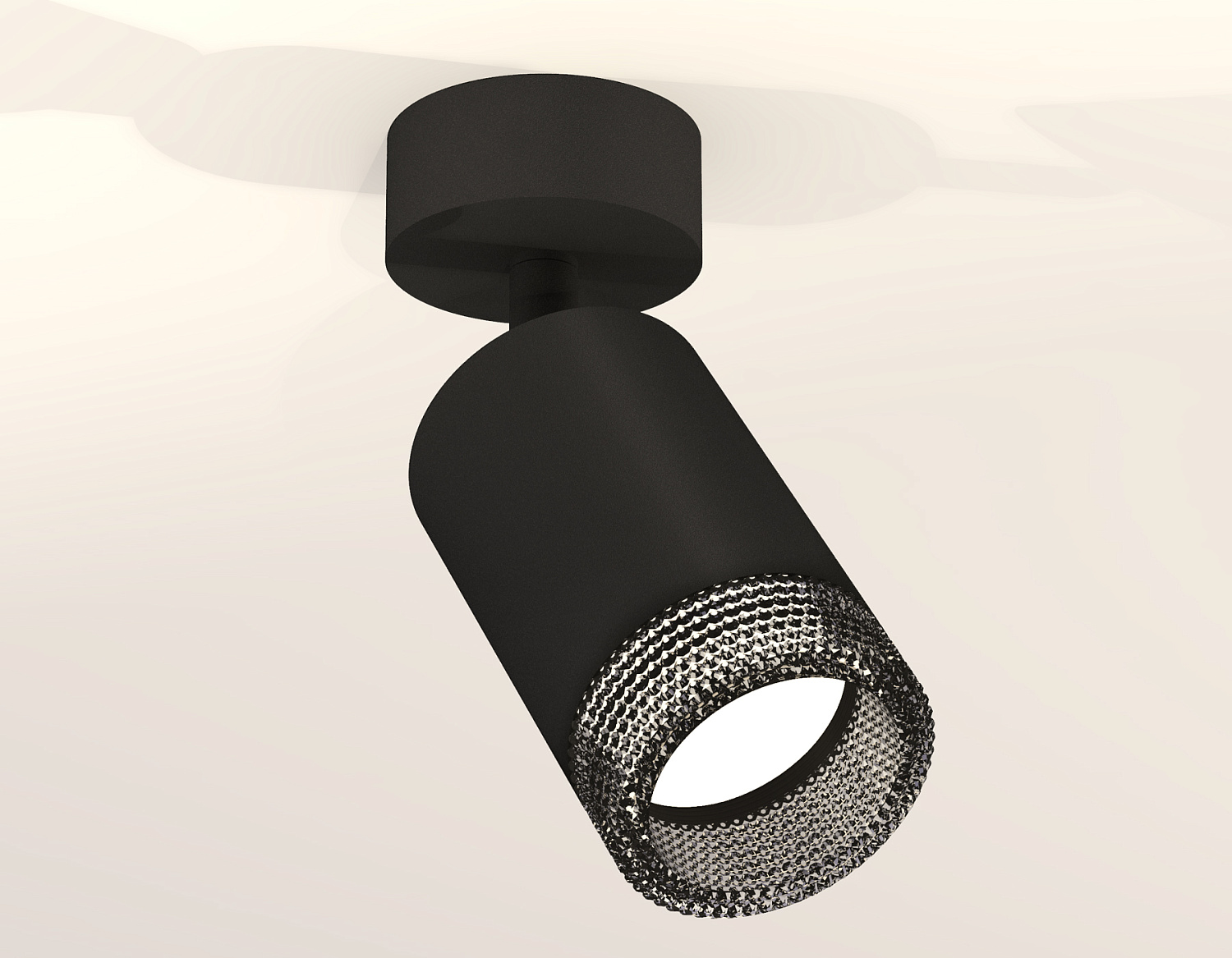 Комплект накладного поворотного светильника XM6313002 SBK/BK черный песок/тонированный MR16 GU5.3 (A2210, C6313, N6151)