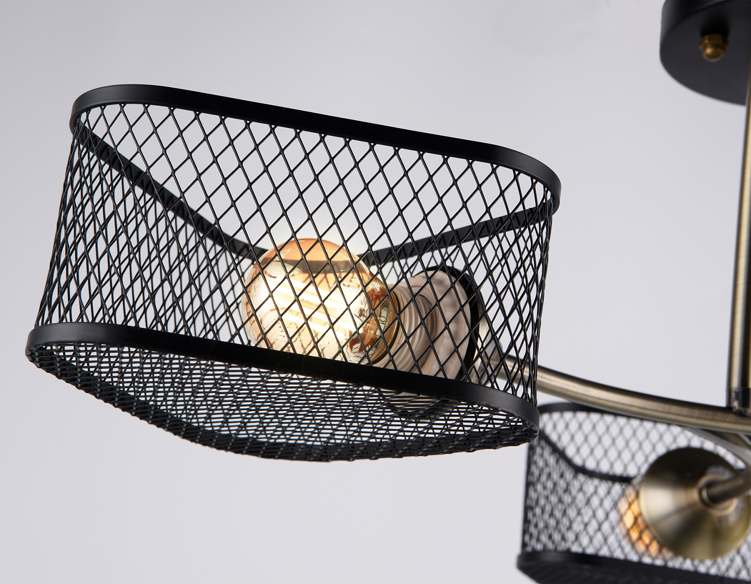 Подвесная люстра TR80171/3 SB/BK бронза/черный E27/3 max 40W D600*215