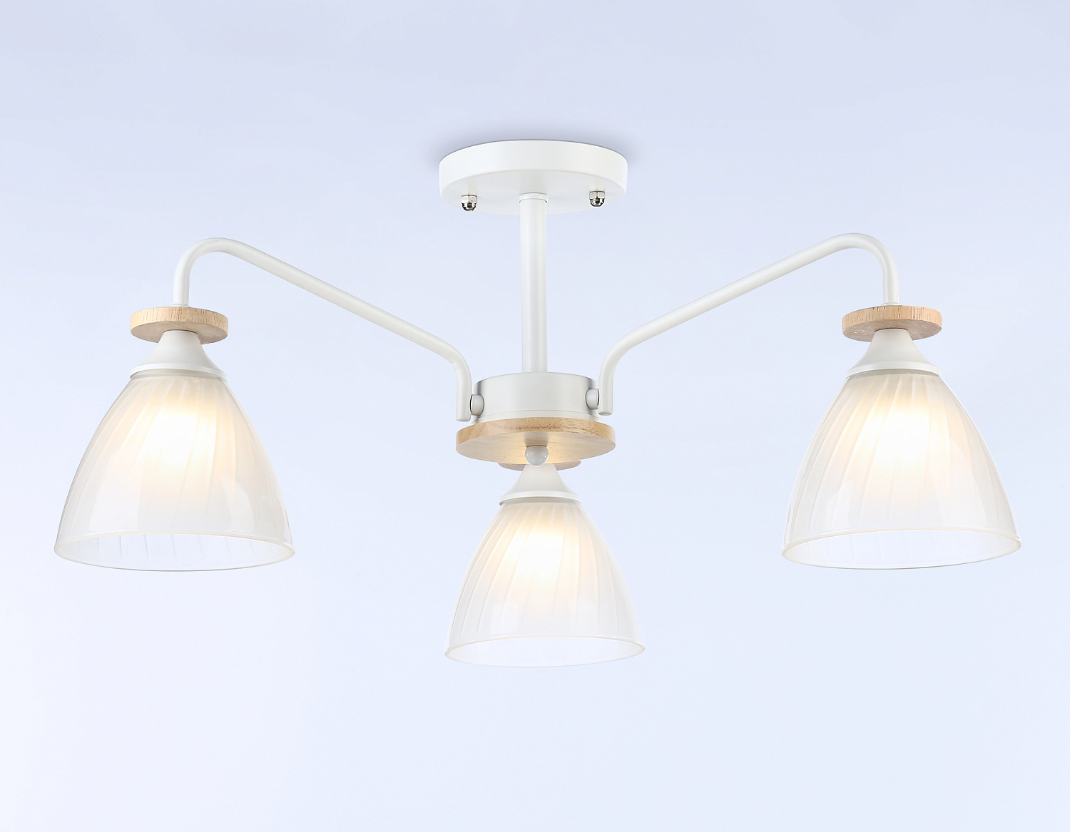 Подвесной светильник TR9562/3 WH/FR белый/белый матовый E27/3 max 40W D620*250