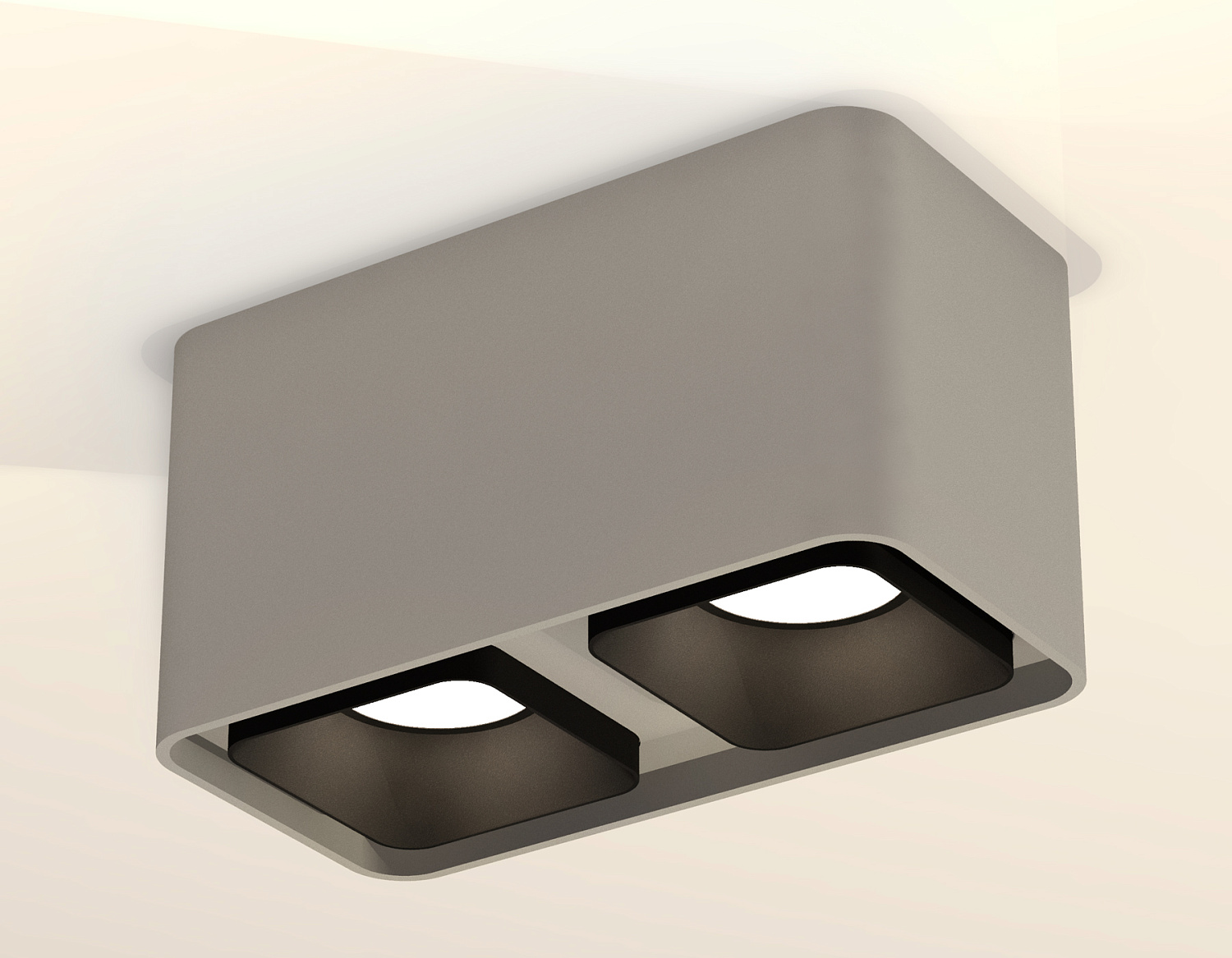 Комплект накладного светильника XS7852002 SGR/SBK серый песок/черный песок MR16 GU5.3 (C7852, N7702)