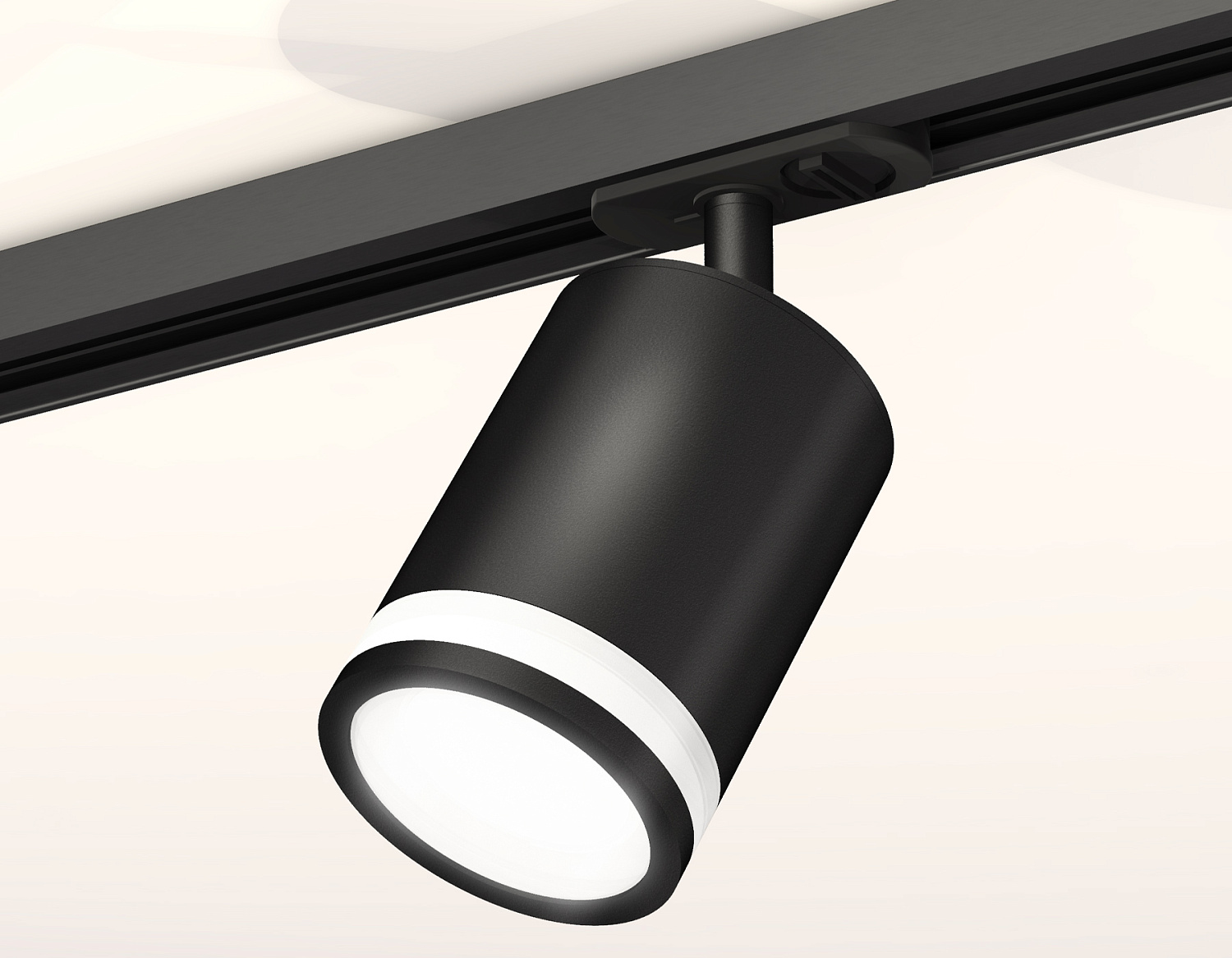 Комплект трекового светильника с акрилом XT7422020 SBK/FR черный песок/белый матовый MR16 GU5.3 (A2537, C7422, N7121)