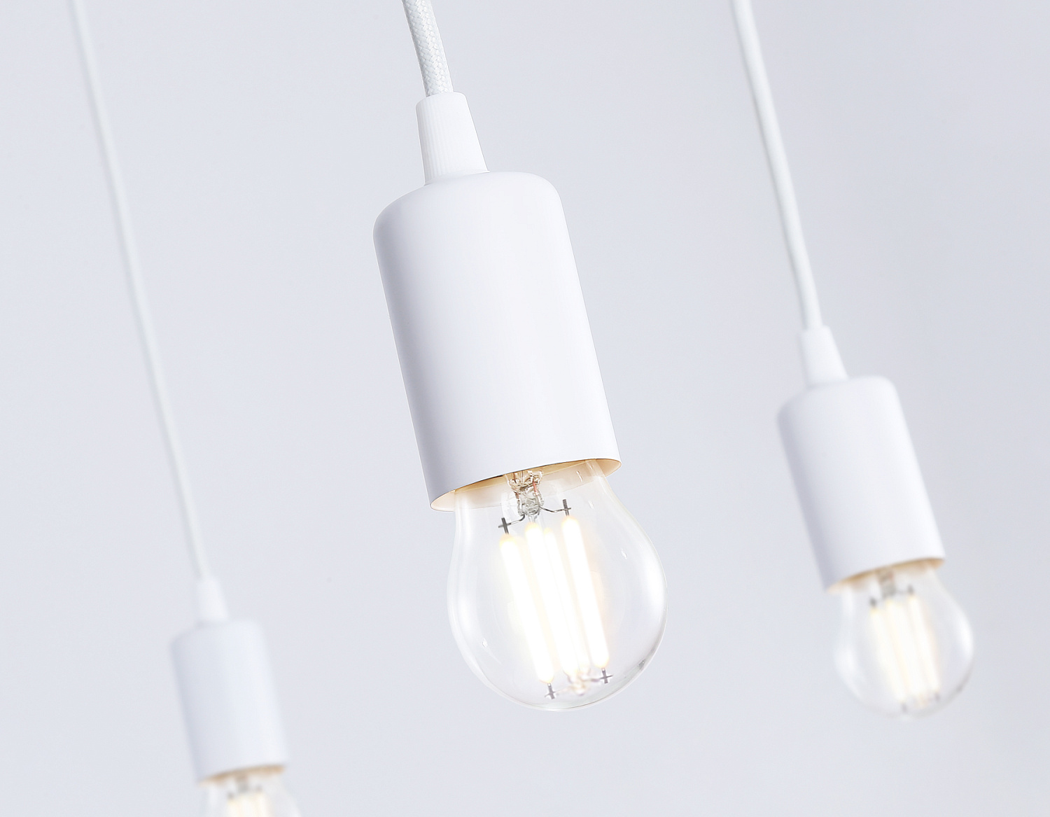 Подвесная люстра в стиле лофт TR8177/6 WH белый E27*6 max 40W D630*910