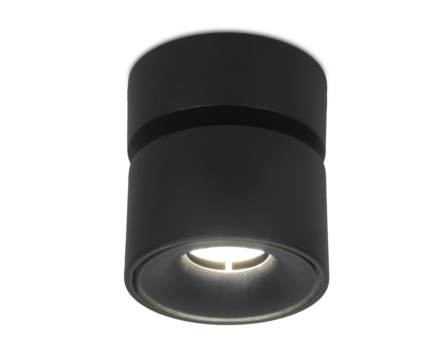 Накладной поворотный светодиодный светильник TN269 SBK черный песок LED 4200K 7W D75*83