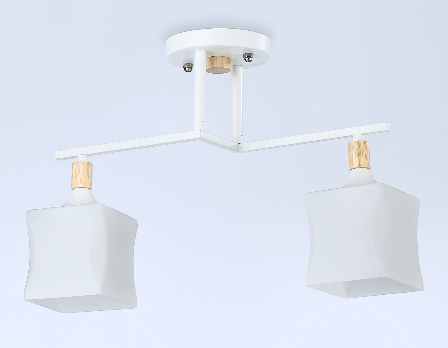 Подвесной светильник TR9484/2 WH/FR белый/белый матовый E27/2 max 40W 405*175*280