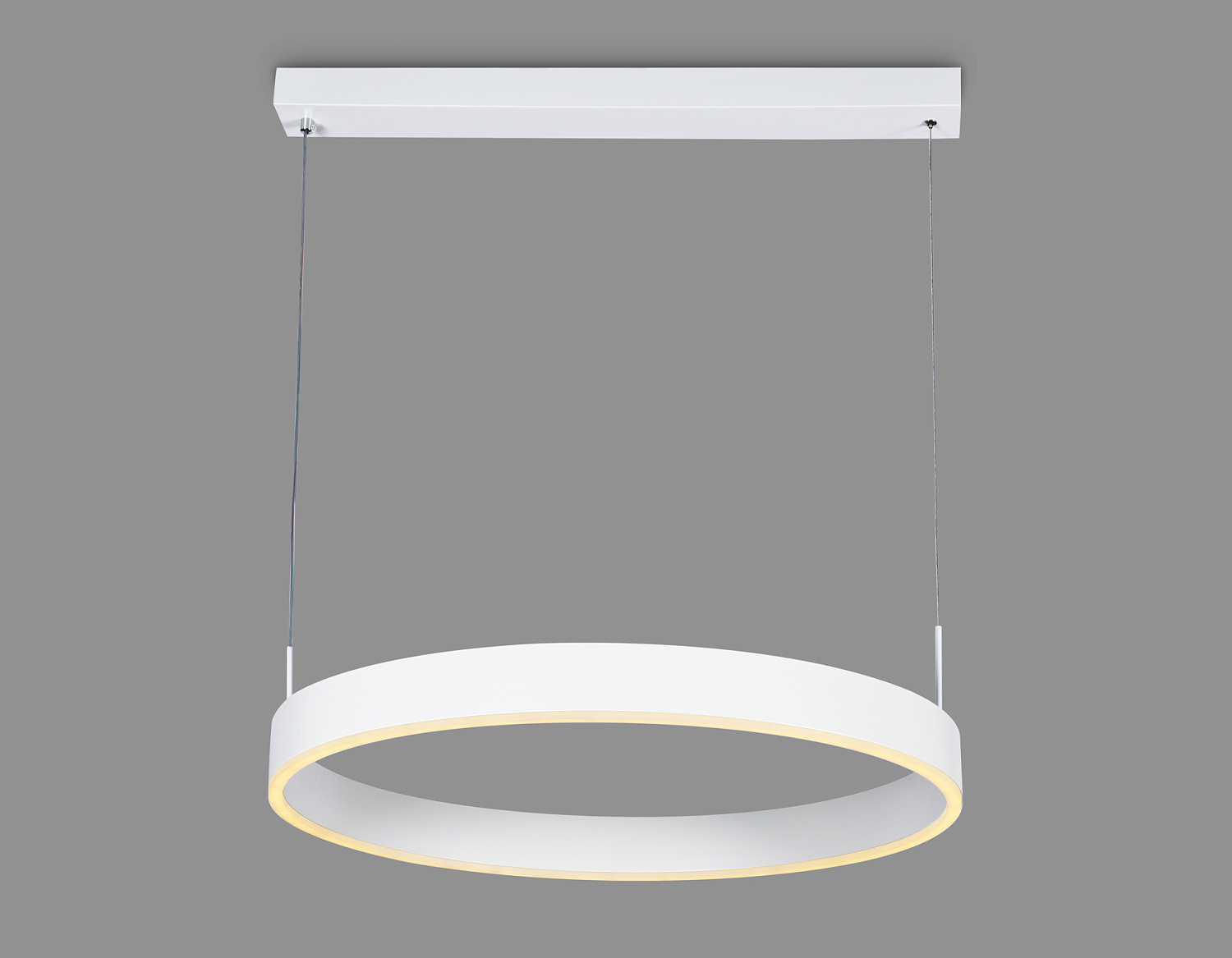 Подвесной светодиодный светильник с пультом управления FA6605 WH белый 51W D600*700 (ПДУ РАДИО 2.4G)