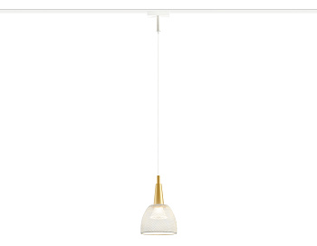 Светильник светодиодный трековый для шинопровода Magnetic Ultra Slim GV1652 WH/GD белый/золото IP20 9W 4200K 48V 24° D115*1500