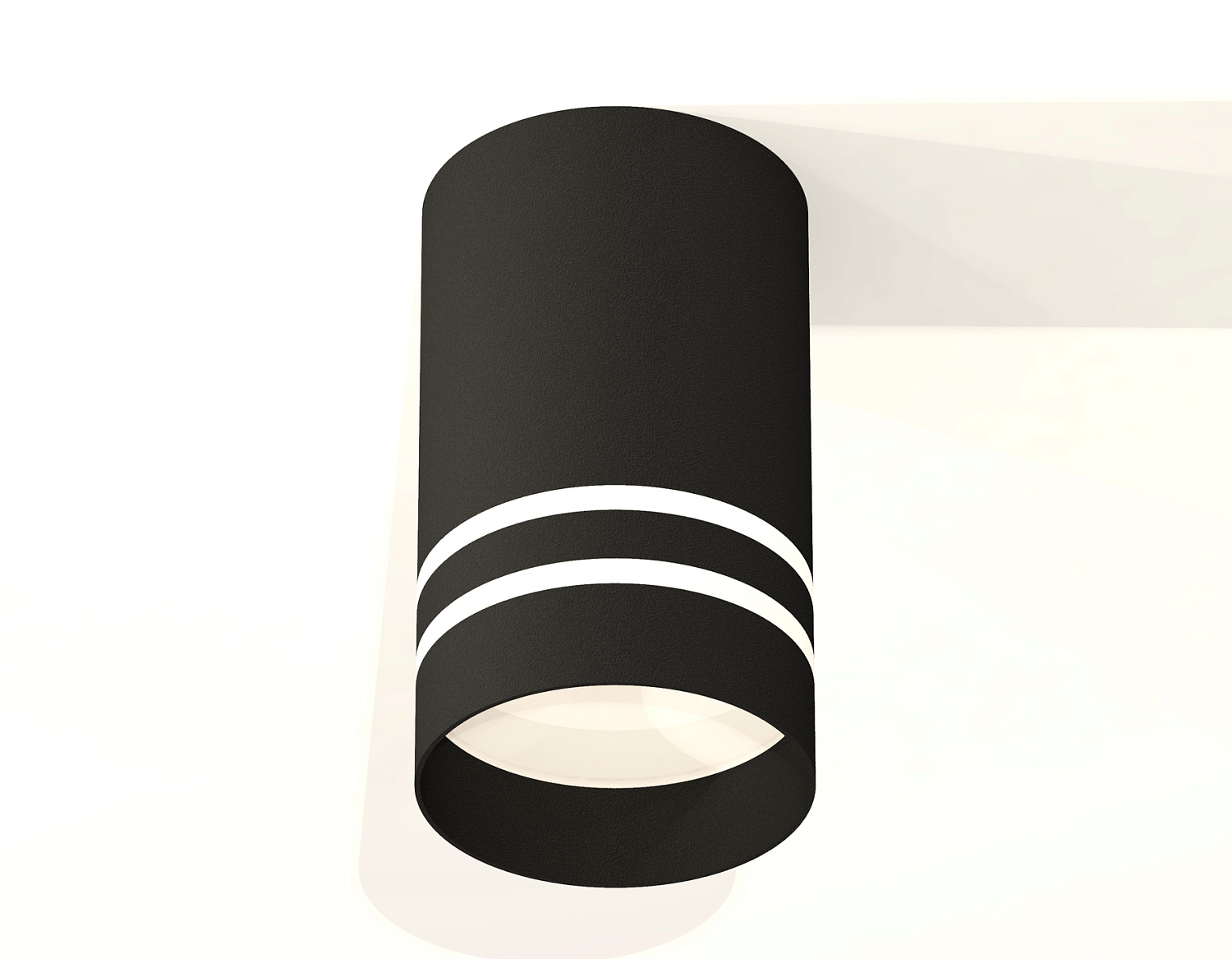 Комплект накладного светильника XS7422022 SBK/FR черный песок/белый матовый MR16 GU5.3 (C7422, N7142)