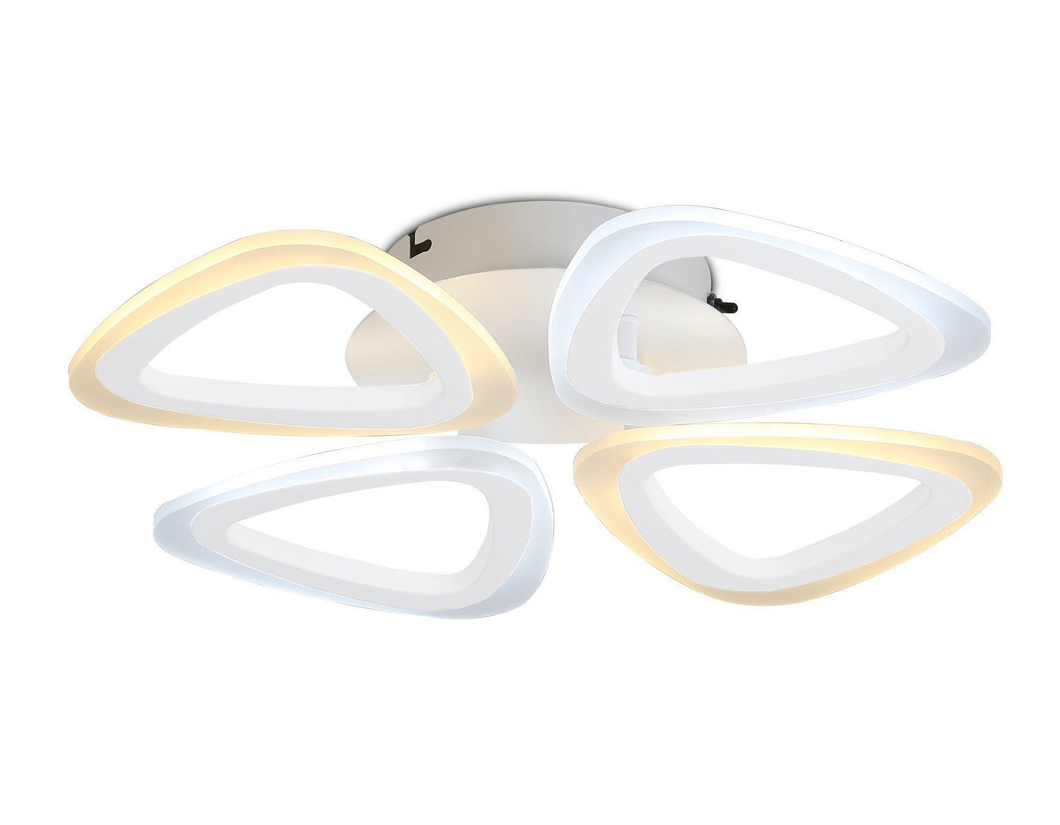 Потолочный светодиодный светильник с пультом FA4482/4 WH белый 4200K/3000K+6400K/6400K+3000K 45W 405*405*80 (ПДУ ИК)