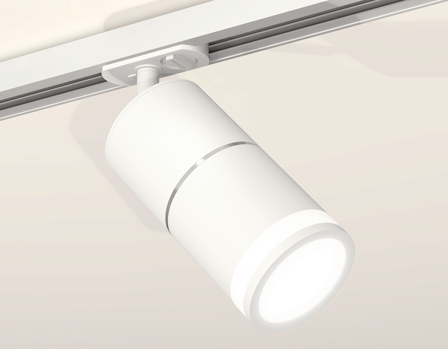 Комплект трекового светильника с акрилом XT7401003 SWH/PSL/FR белый песок/серебро полированное/белый матовый MR16 GU5.3