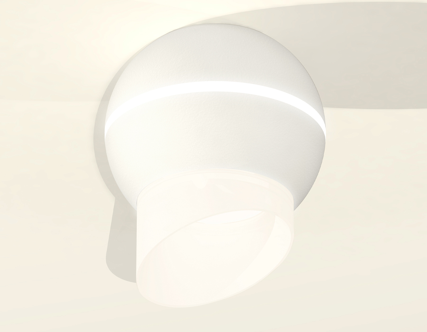 Комплект накладного светильника с дополнительной подсветкой XS1101043 SWH/FR белый песок/белый матовый MR16 GU5.3 LED 3W 4200K (C1101, N7175)