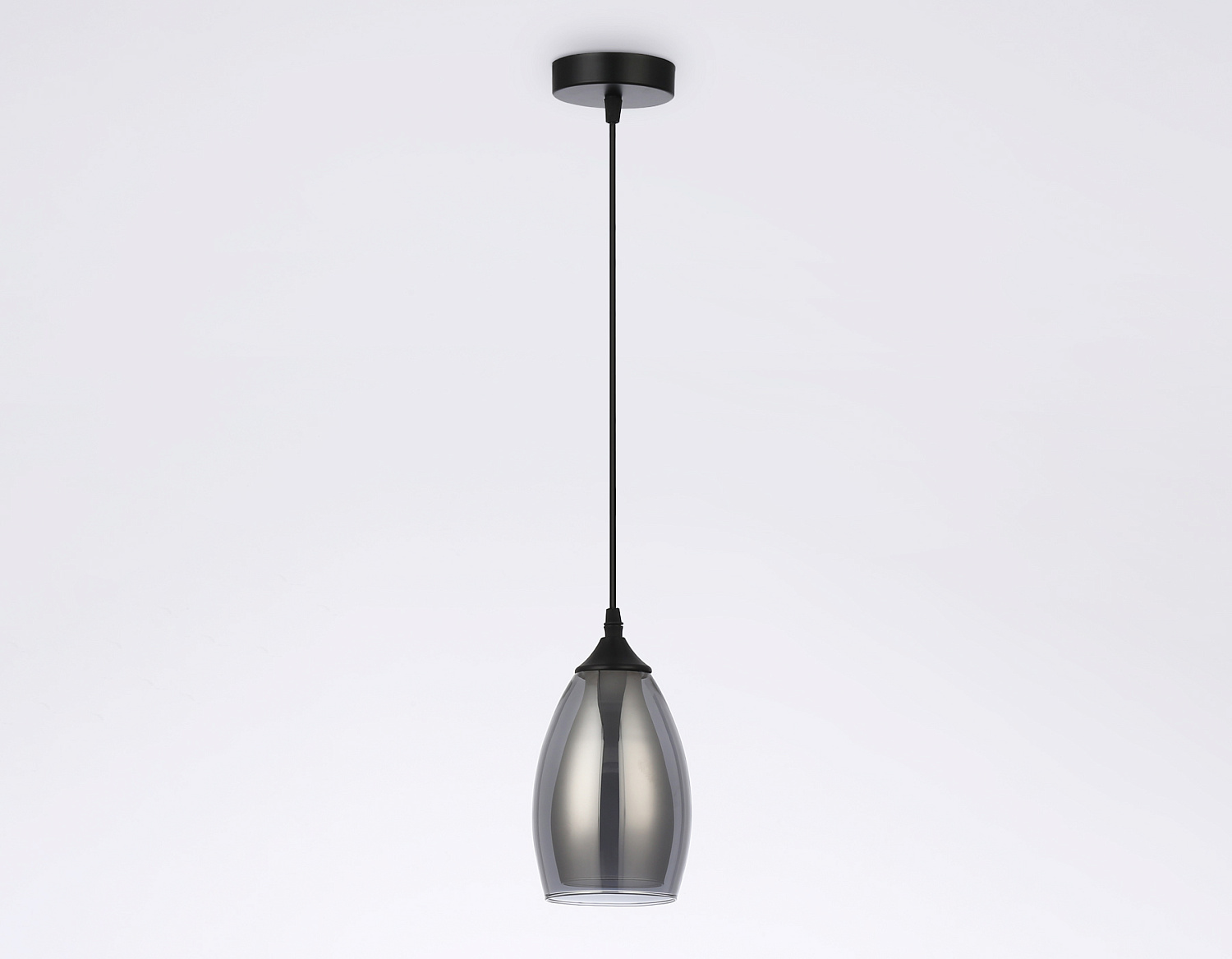 Подвесной светильник TR3535 BK/SM/FR черный/дымчатый/белый матовый E27 max 40W D120*800