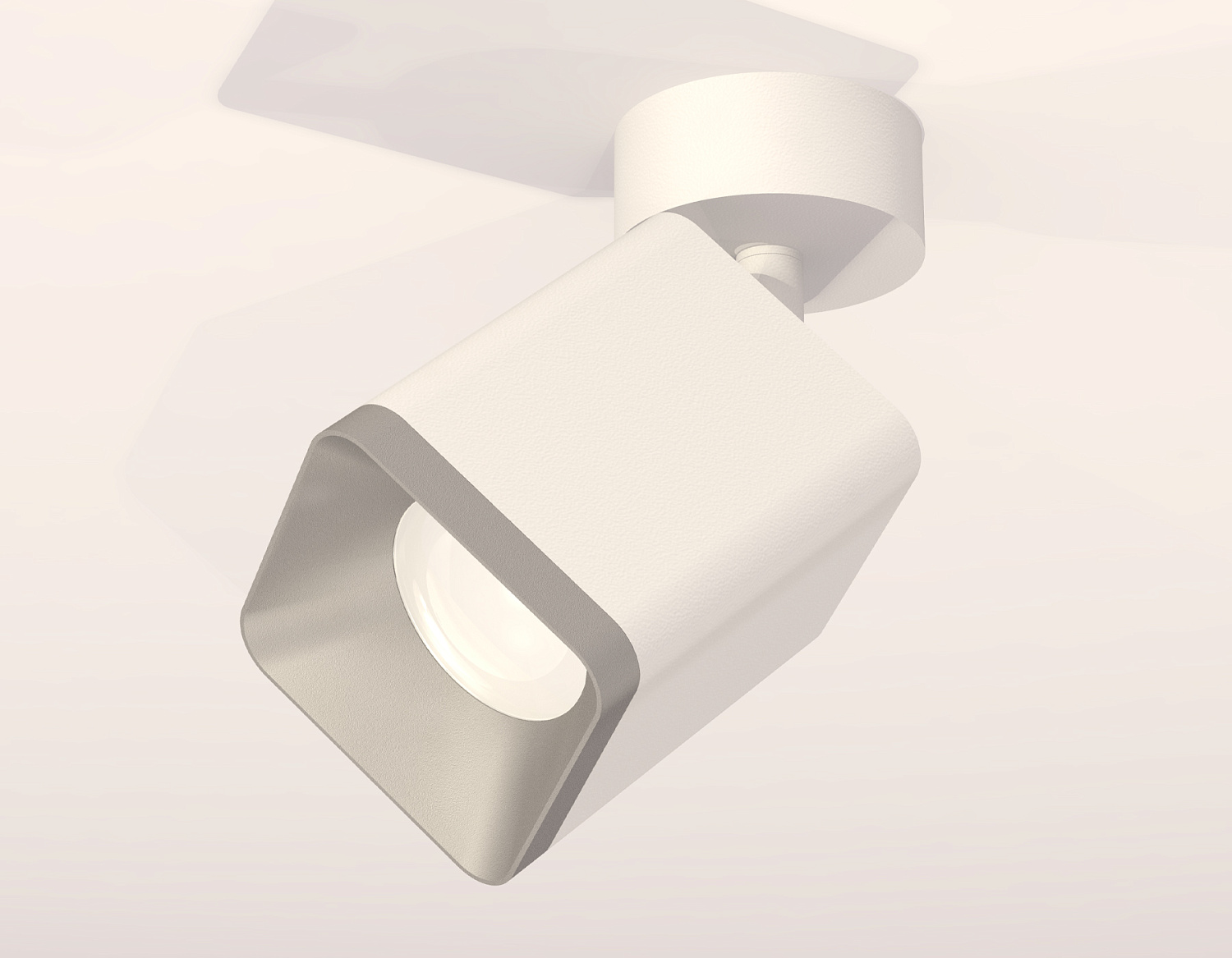 Комплект накладного поворотного светильника XM7812003 SWH/SSL белый песок/серебро песок MR16 GU5.3 (A2202, C7812, N7703)