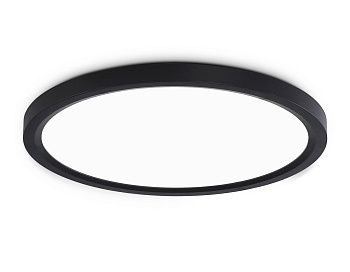 Светильник светодиодный ультратонкий 3000K-6500K с CCT-переключателем FZ1908 BK черный IP54 35W 3000K-6500K CCT-переключатель D450*25 (Без ПДУ)