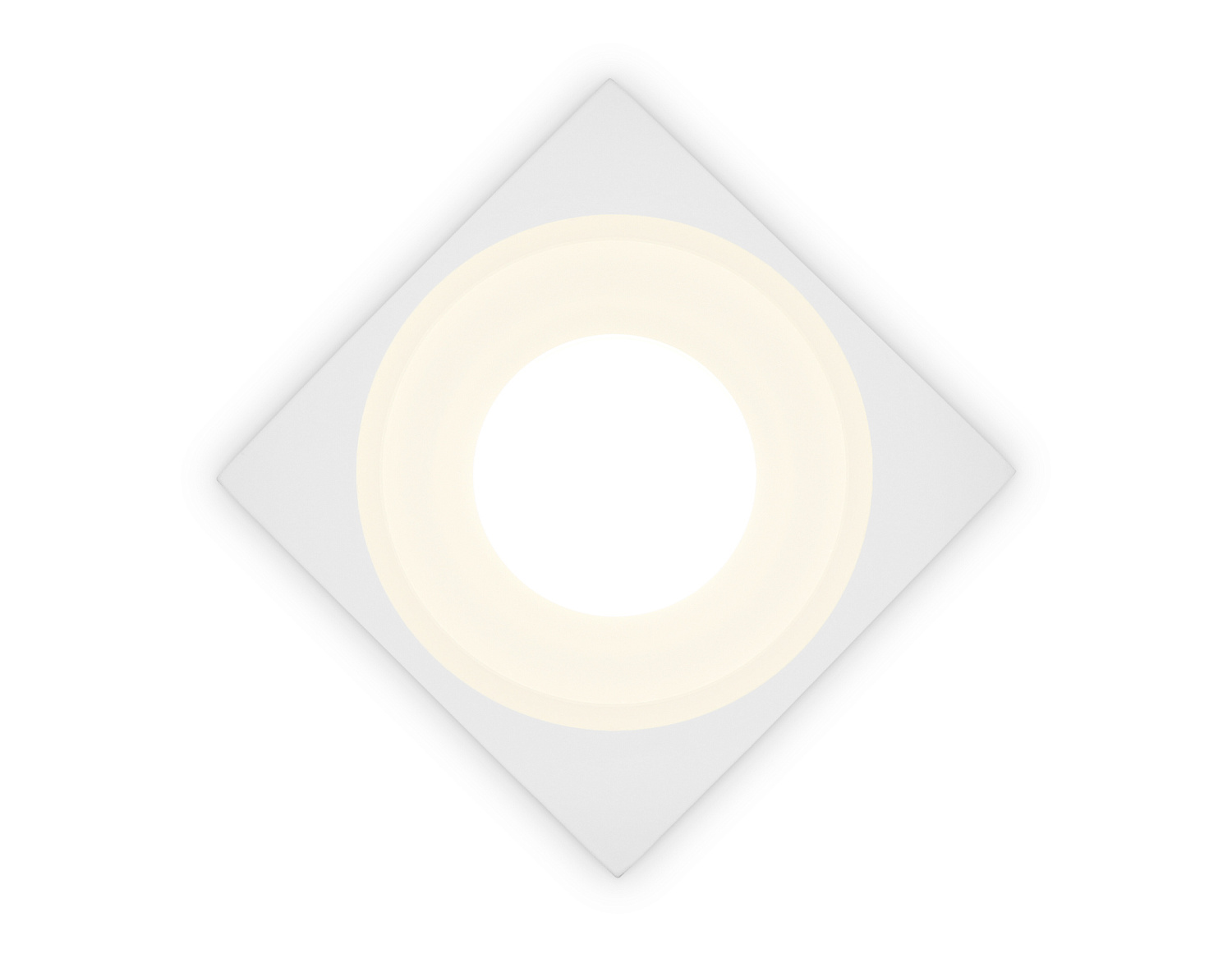 Встраиваемый точечный светильник с акрилом TN1314 SWH/FR белый песок/белый матовый GU5.3 92*92*45