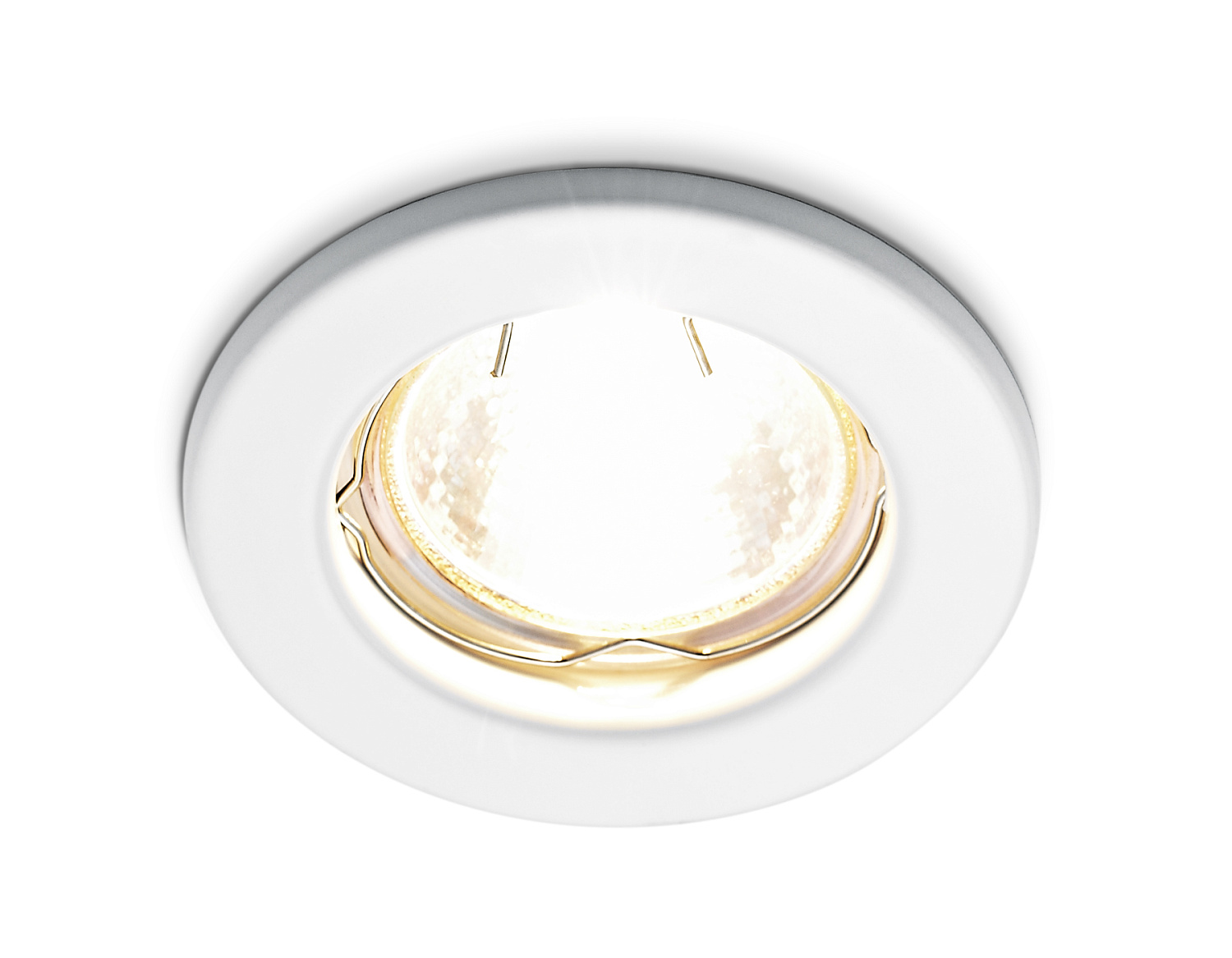 Металлический встраиваемый точечный светильник MR16 FT9210 WH белый MR16