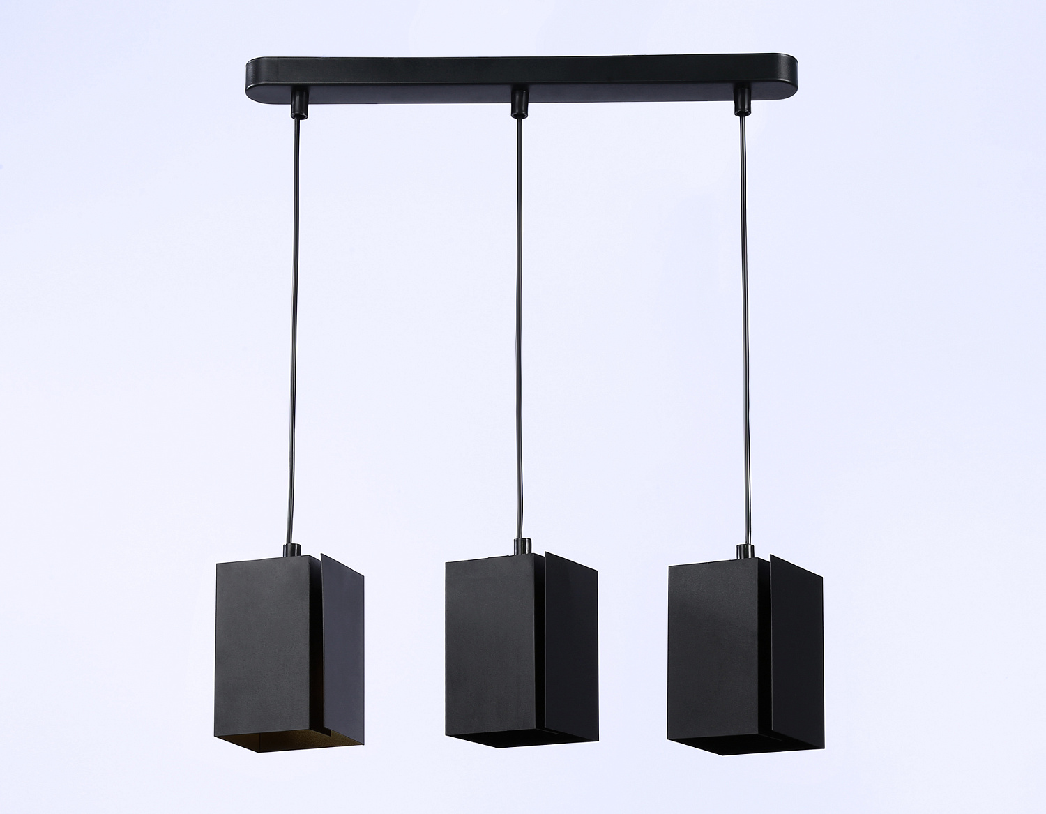 Светильник подвесной со сменной лампой G9 TN5141/3 BK черный E27/3 max 40W 400*80*1150