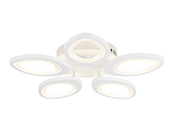 Потолочный светодиодный светильник с пультом FA4492/5 WH белый 4200K/3000K/6400K 63W D520*85 (ПДУ ИК)