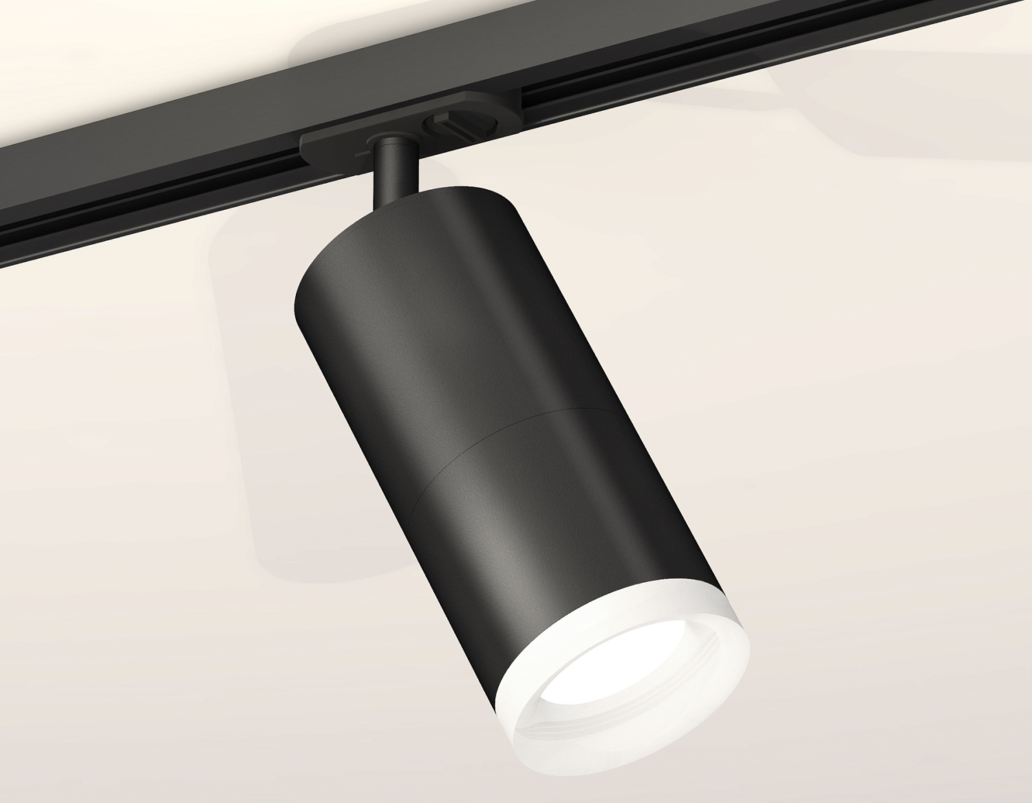 Комплект трекового светильника с акрилом XT7402111 SBK/FR черный песок/белый матовый MR16 GU5.3 (A2537, C7422, A2011, C7402, N7165)