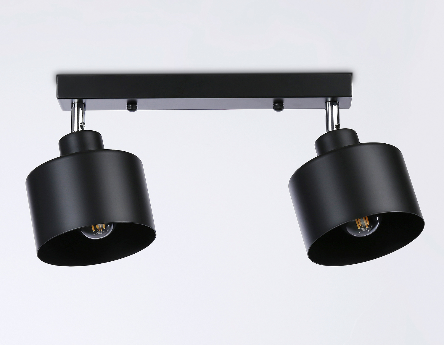 Настенно-потолочный спот в стиле лофт TR8142/2 BK черный E27*2 max 40W 340*120*180
