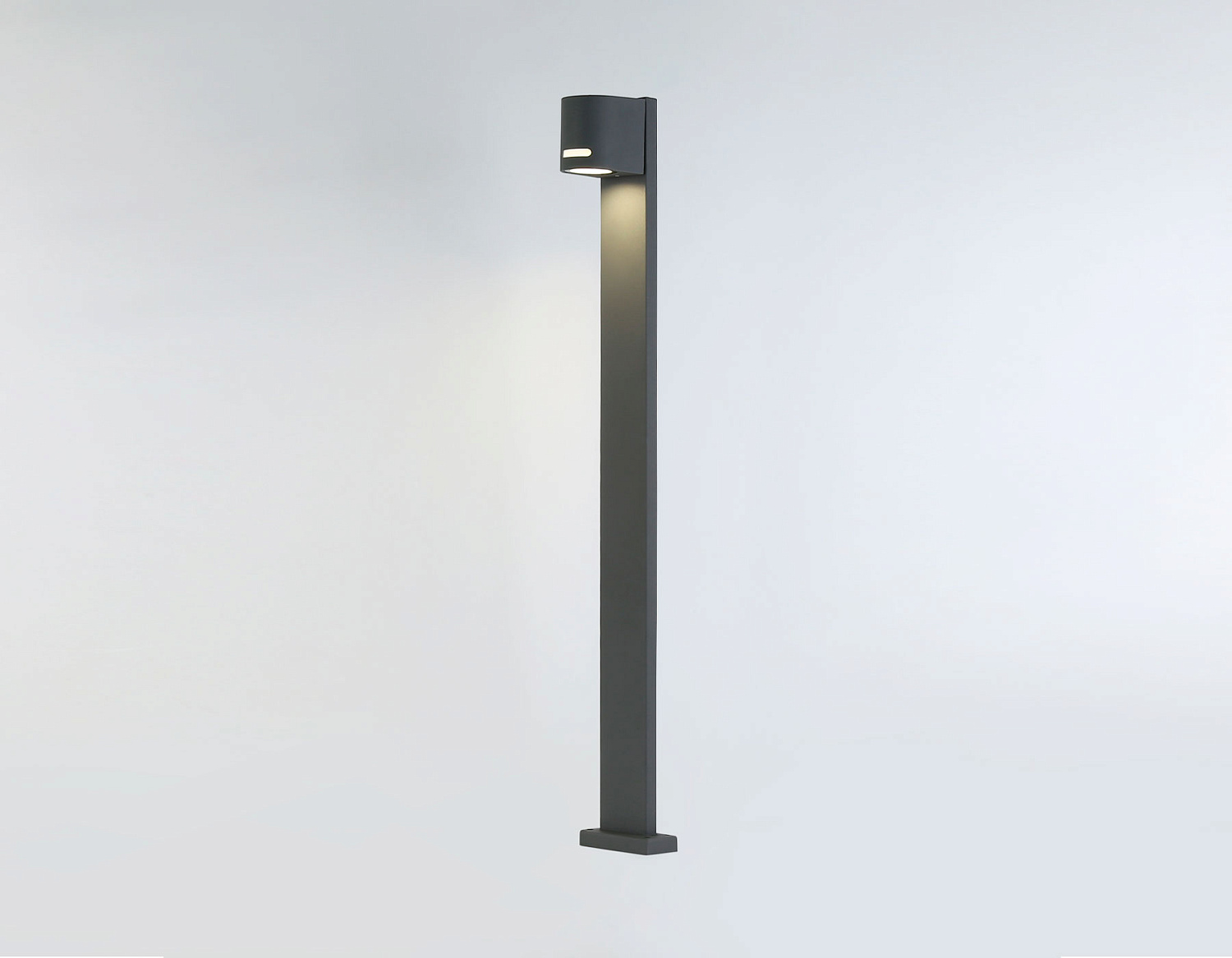 Уличный ландшафтный светильник ST3752 GR серый IP54 GU10 max 35W 136*105*800