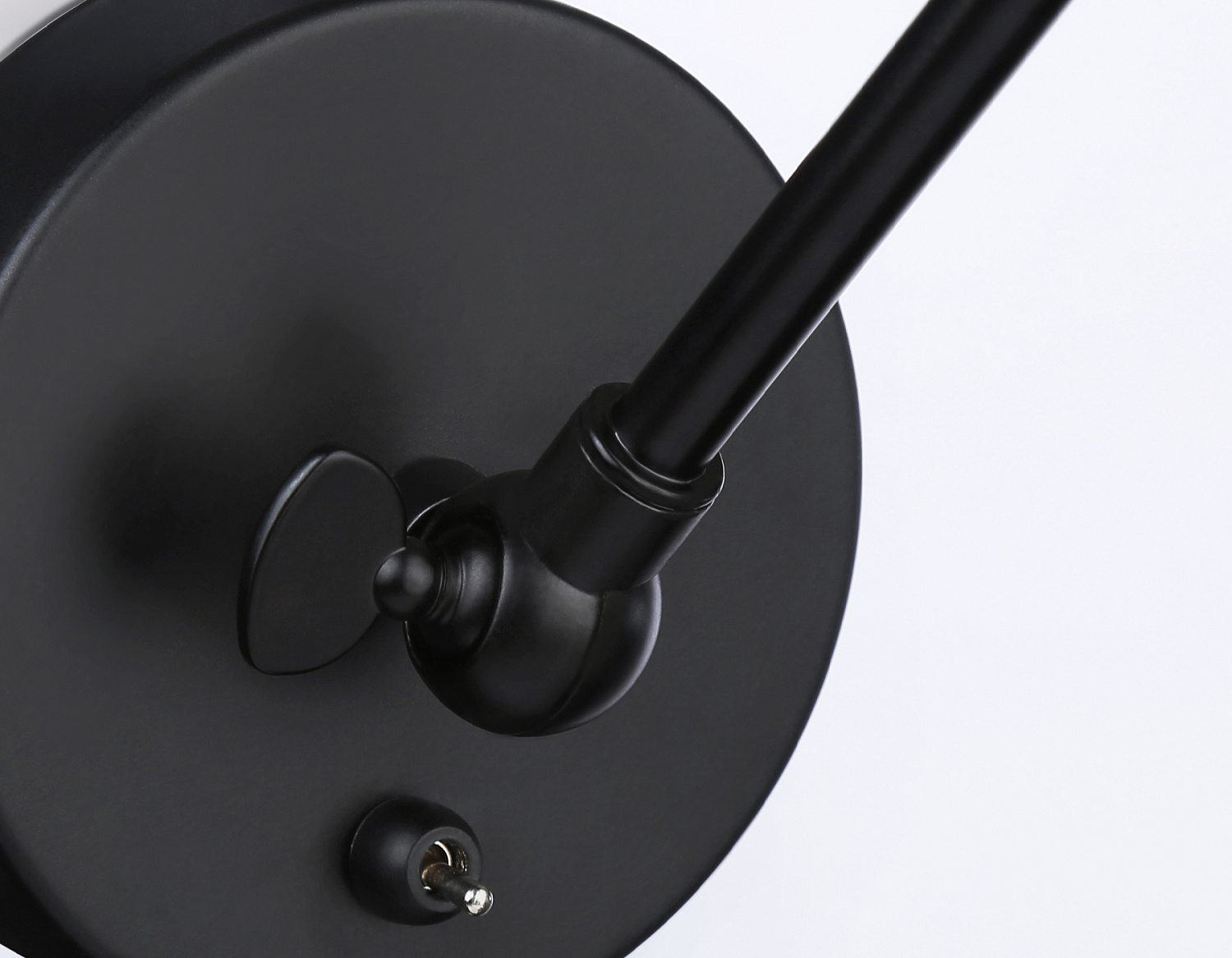 Настенный светильник с выключателем в стиле лофт TR8148 BK черный E27 max 40W 340*120*490