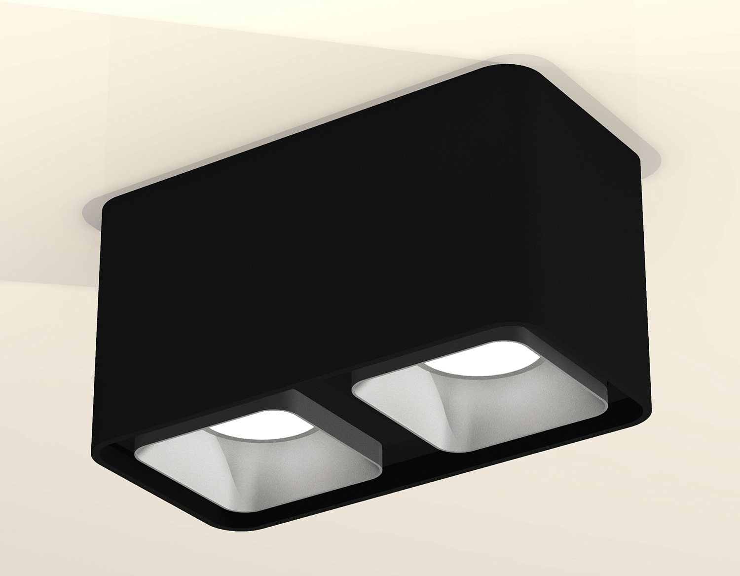 Комплект накладного светильника XS7851003 SBK/SSL черный песок/серебро песок MR16 GU5.3 (C7851, N7703)