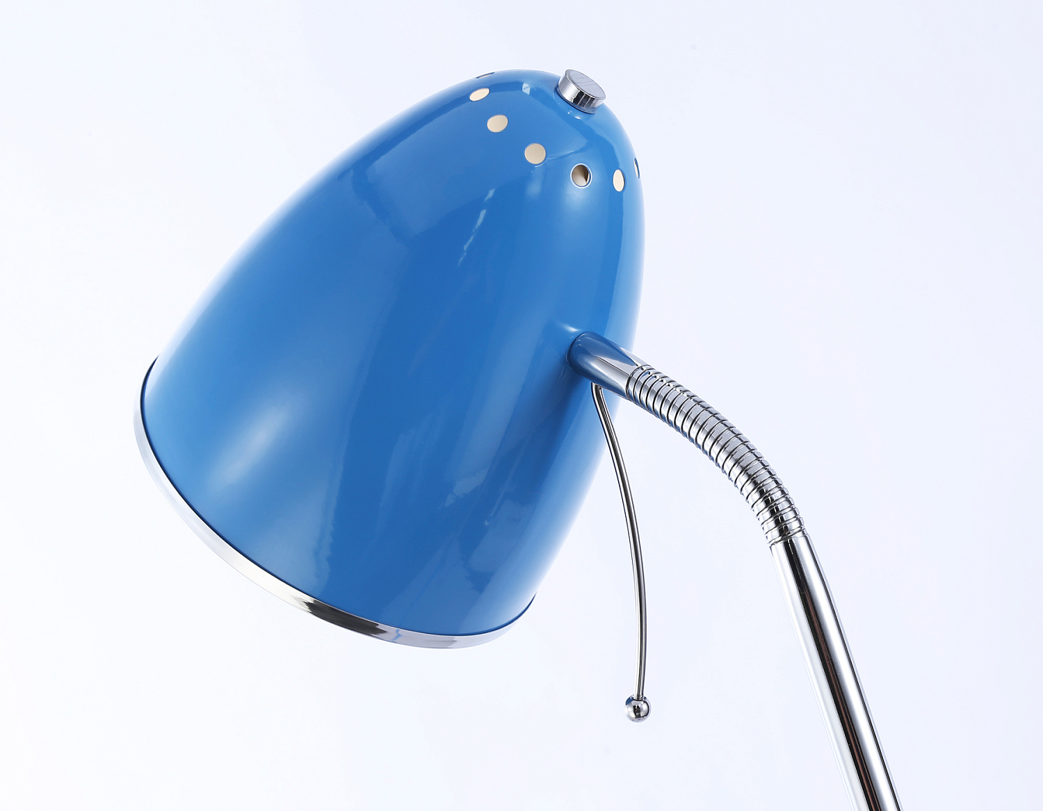 Светильник напольный с выключателем на проводе TR97691 BL синий E27 max 40W D150*1540