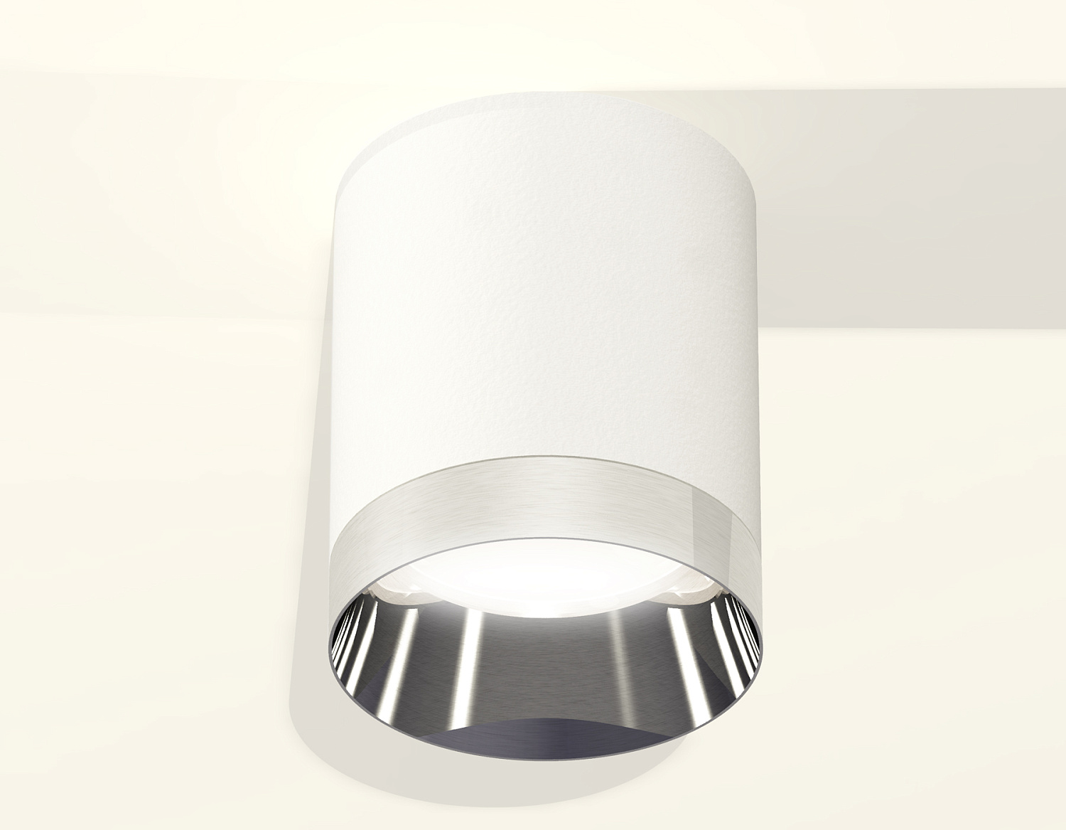 Комплект накладного светильника XS6301022 SWH/PSL белый песок/серебро полироанное MR16 GU5.3 (C6301, N6132)