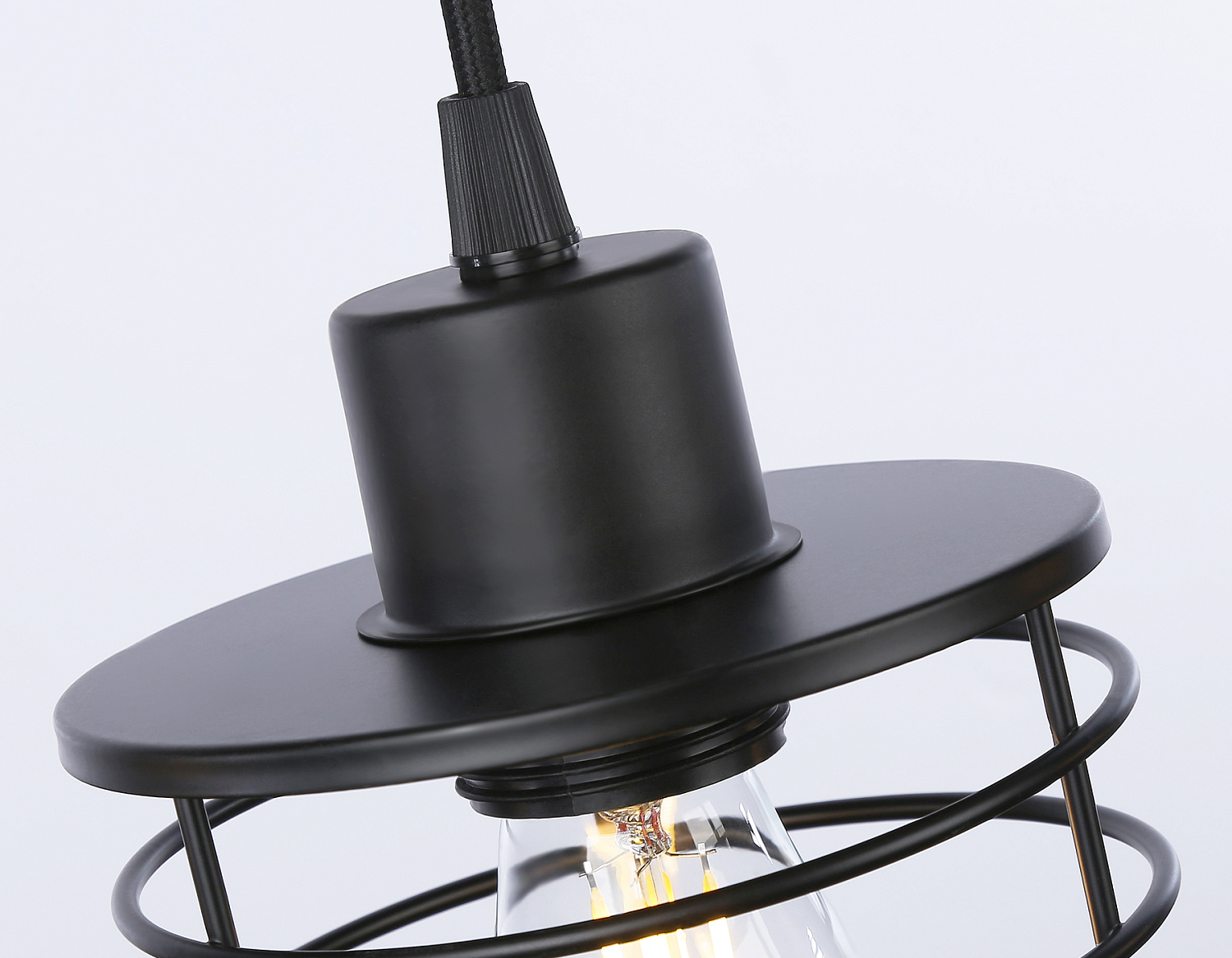 Подвесной светильник в стиле лофт TR8075/3 BK черный E27*3 max 40W 582*120*1040