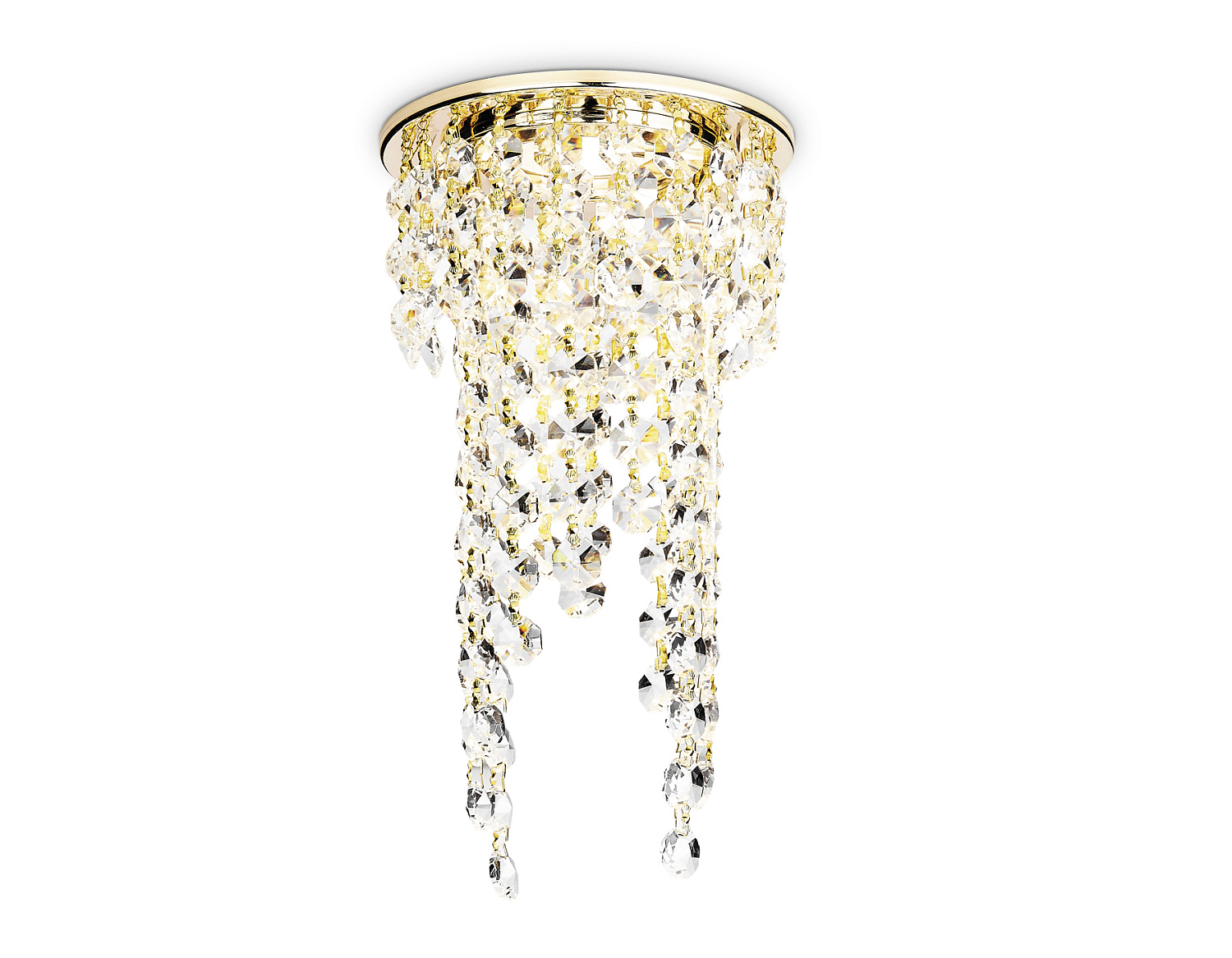 Встраиваемый точечный светильник MR16 с хрусталем K2071 G/CL золото/прозрачный MR16