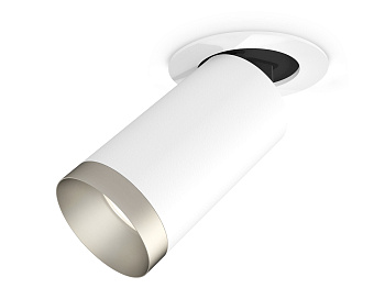 Комплект встраиваемого поворотного светильника XM6322203 SWH/MCH белый песок/хром матовый MR16 GU5.3 (A2241, C6322, N6133)